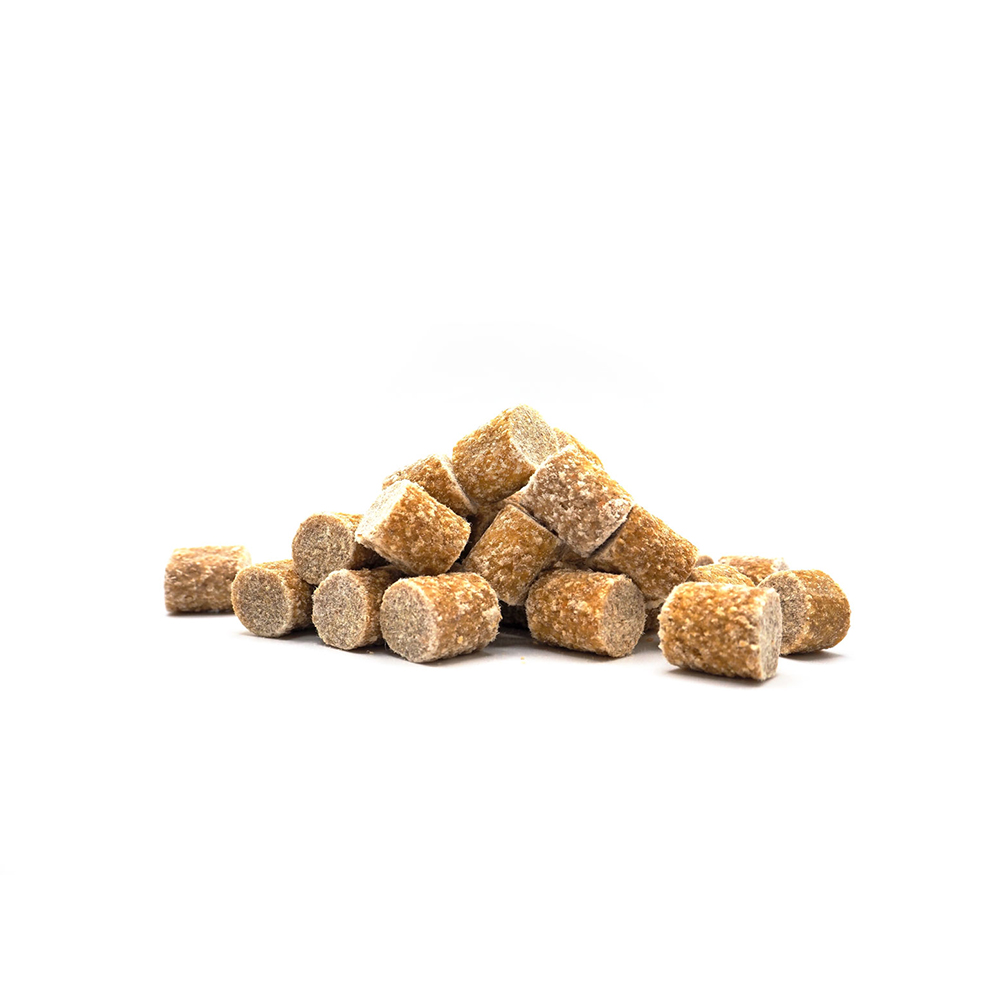Kohlenhydrate, Trockene Pellets, Kaubaretten, Brauner Zucker, Pelletform