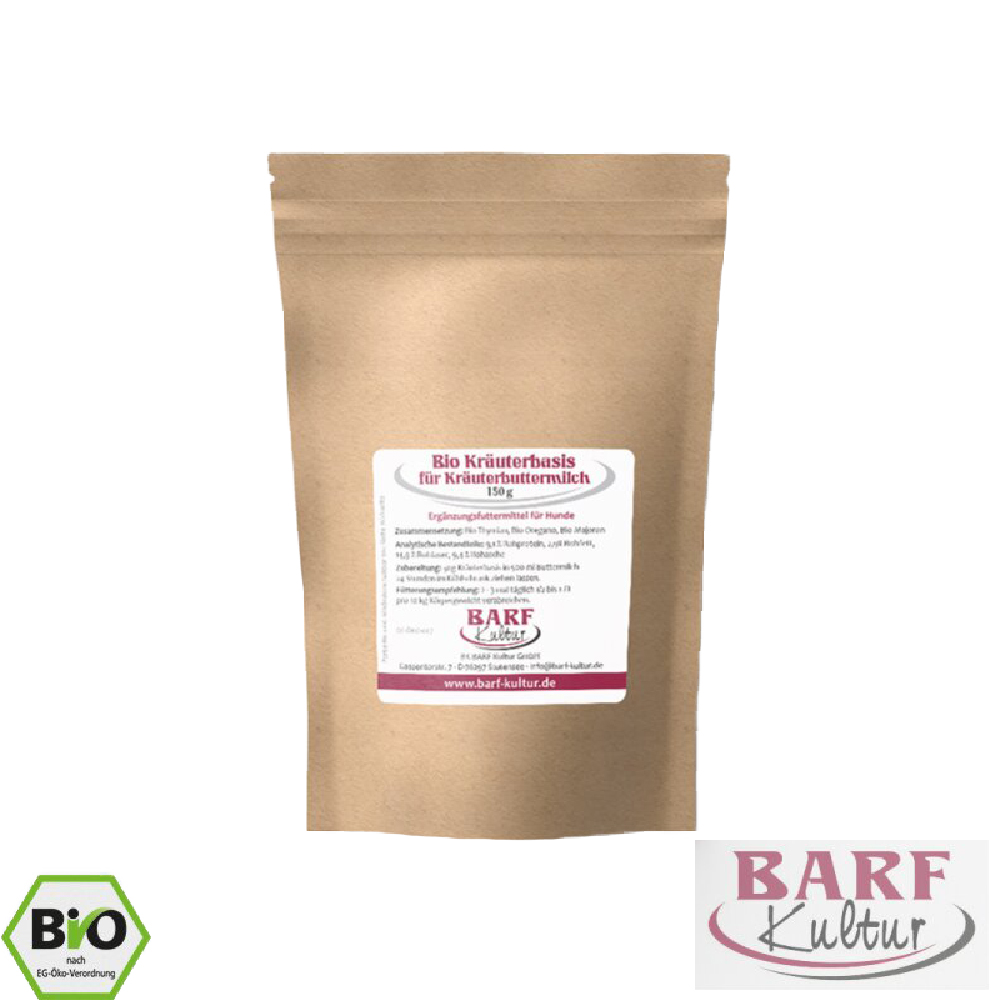 Barf Kultur Bio Kräuterbasis für Kräuterbuttermilch 150g  DE-ÖKO-007