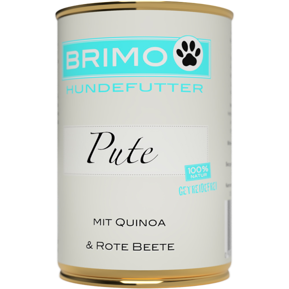 Hundefutter, Pute, Quinoa, Rote Beete, Dosenpackung