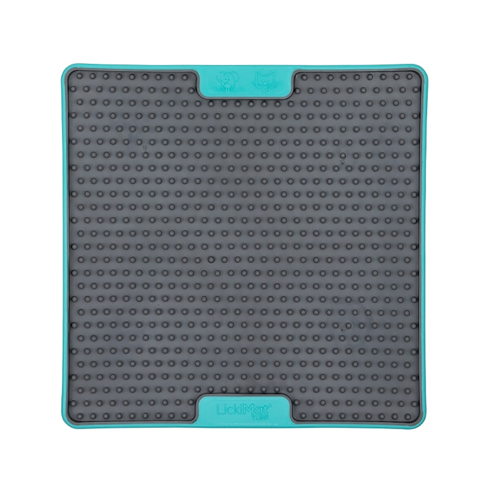 LickiMat Soother Tuff - türkis 20x20cm