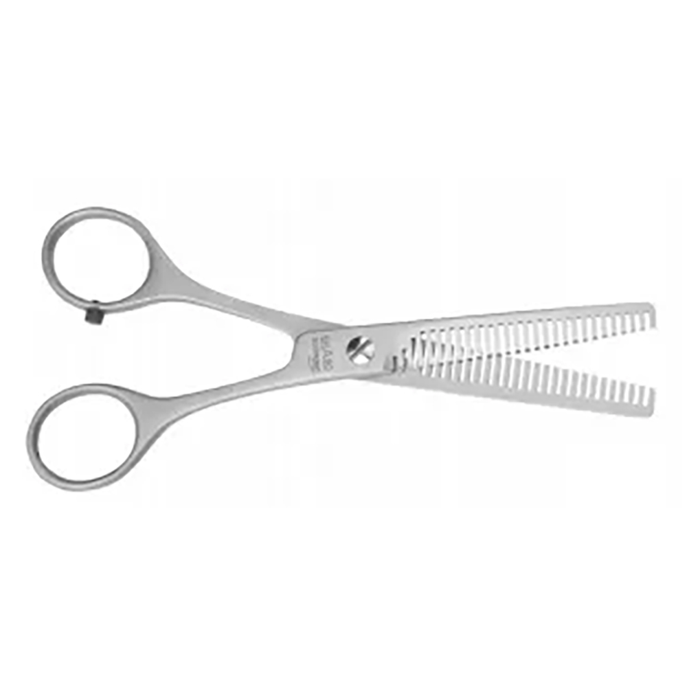 Schere, Friseurschere, Haarschneideschere, Kammzahn, Schneide