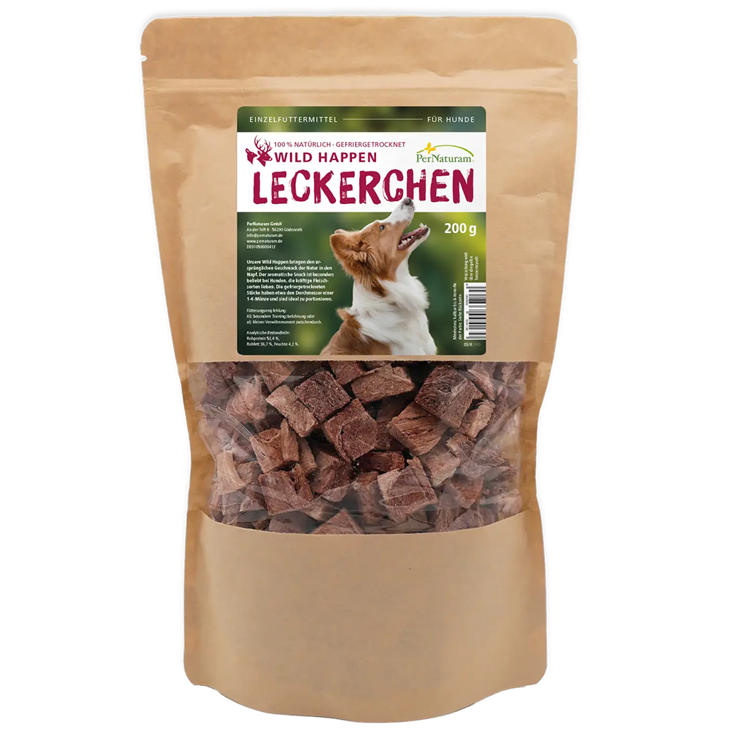 Hundesnacks, Kauartikel, würfel, braun, 200 g