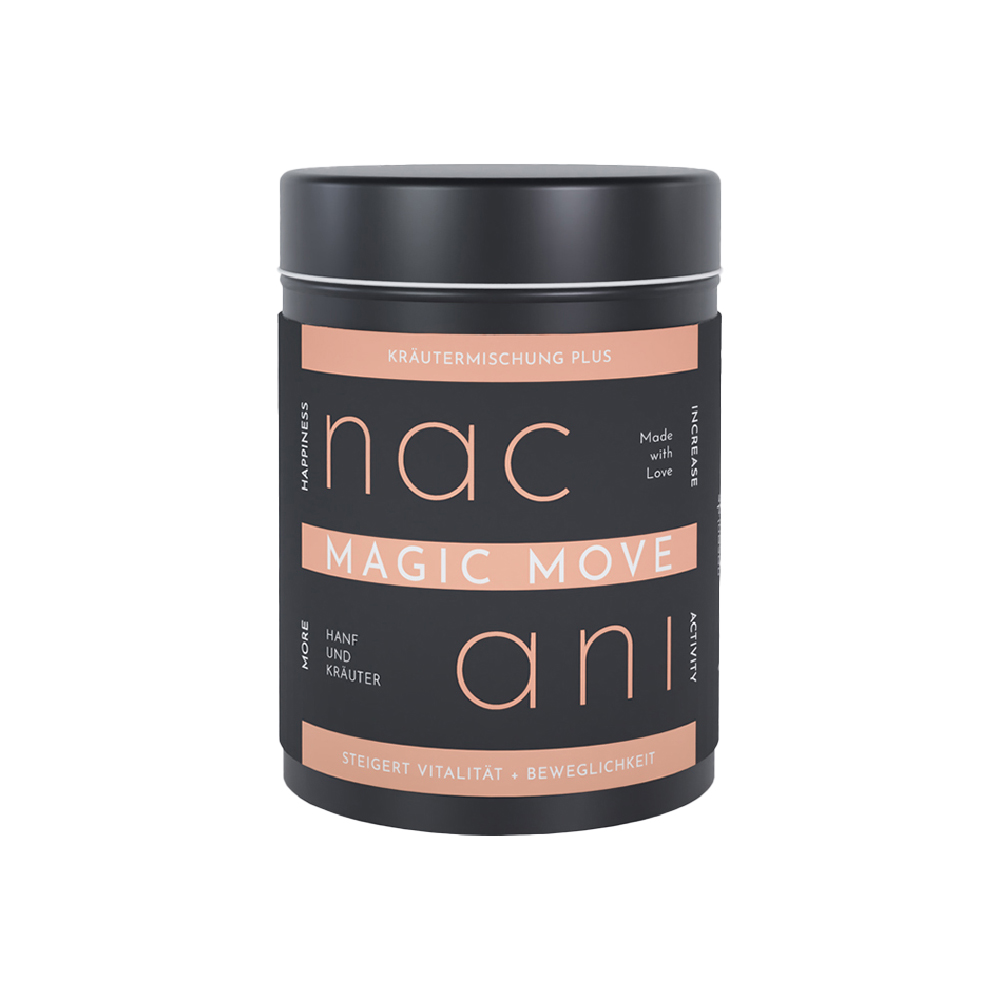 nacani MAGIC MOVE Kräutermix plus 250g Flasche, Kosmetik, Tasse