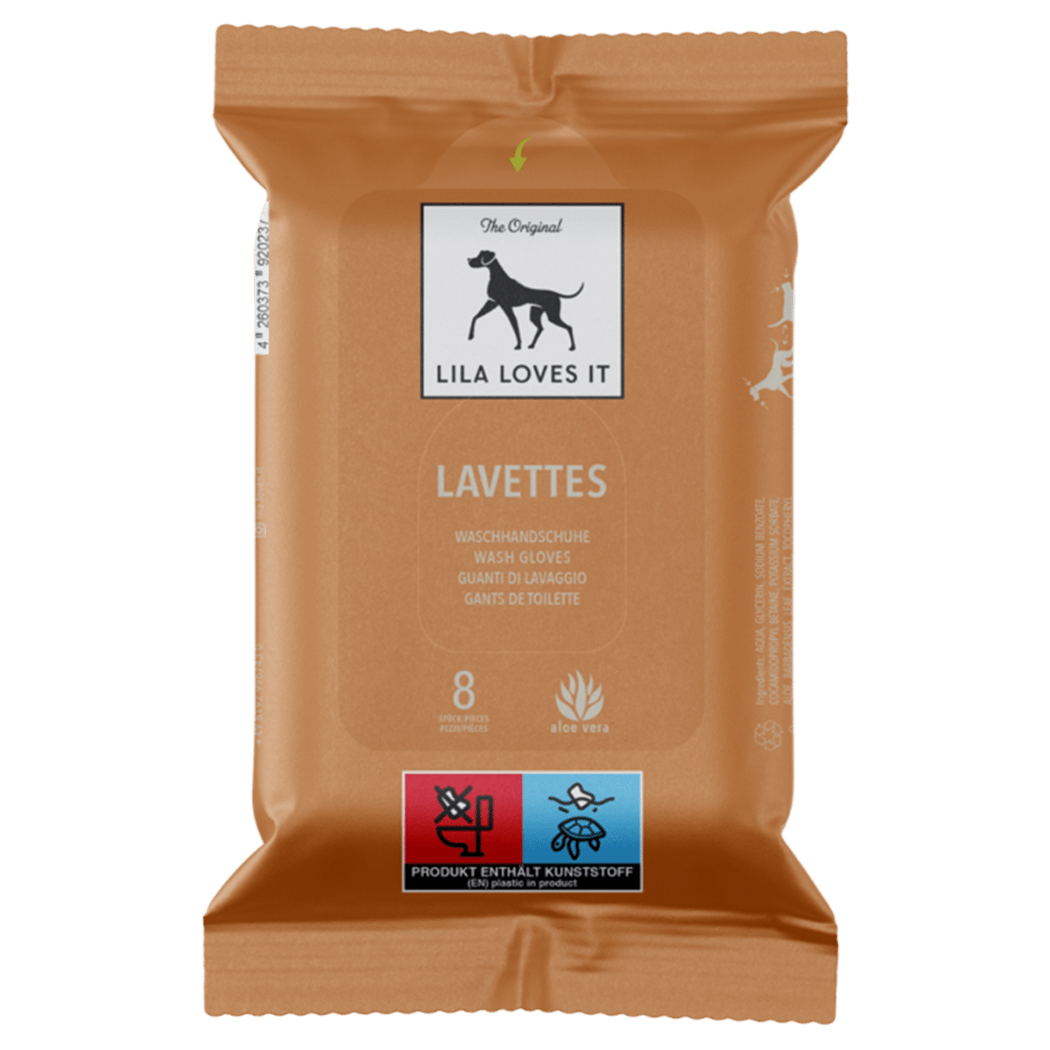 Waschlappen, Lavitten, Lava Handschuhe, Aloe Vera, 8 Stück