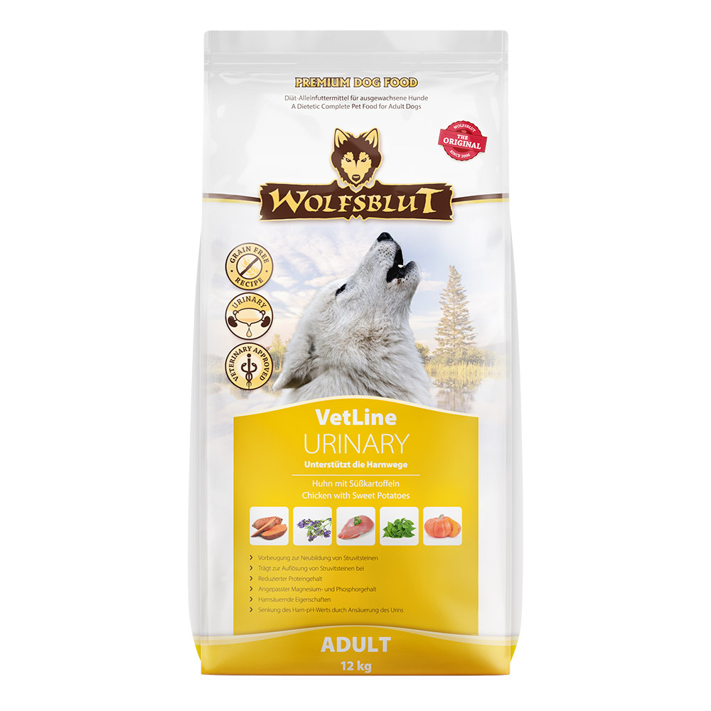 Hundesnacks, Erwachsene, 12 kg, Urinary, Huhn mit Süßkartoffeln