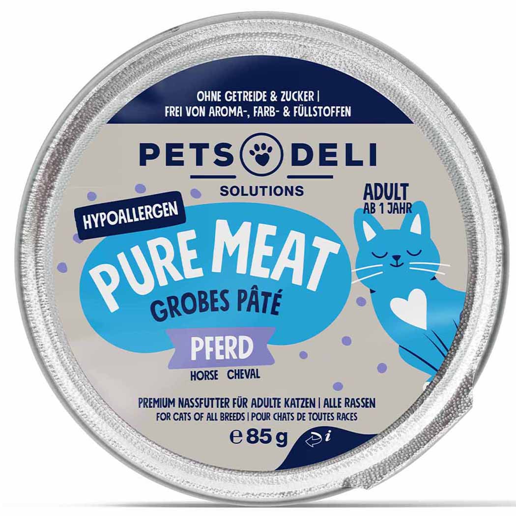 Katzenfutter, Nassfutter, Pâté, 85 g, Hypoallergen
