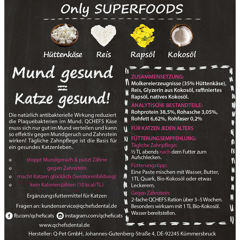 Katzenfutter, Käseersatz, Rapsöl, Kokosöl, Zutatenliste