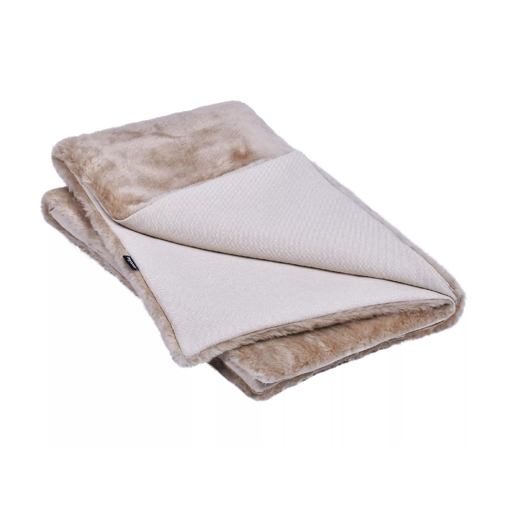 Hundedecke Stockholm Fake Fur 100 x 70cm beige