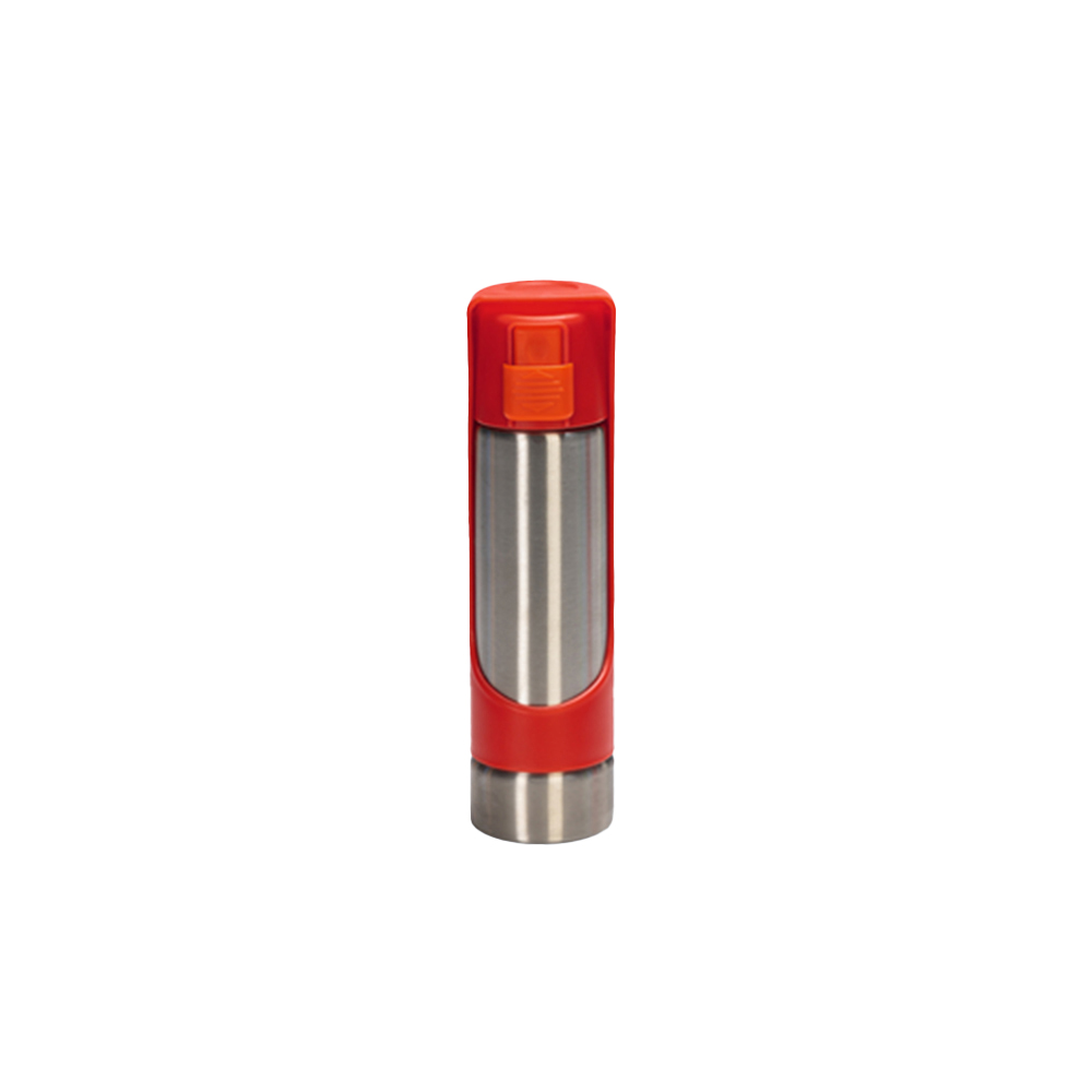 Thermosflasche, Stainlessstahl, Rot, Trinkflasche, Isoliert