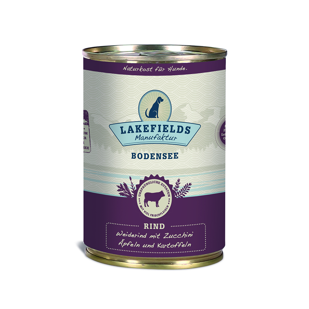 Lakefields Dosenfleisch-Menü Weiderind - 200g, 400g oder 800g Zinn, Kann