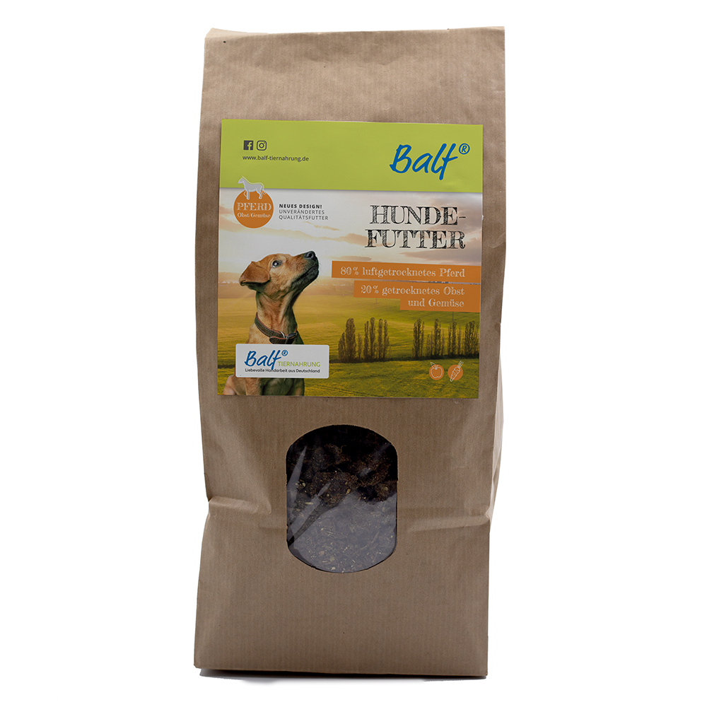 BALF Hundefutter Pferd Obst-Gemüse 1kg