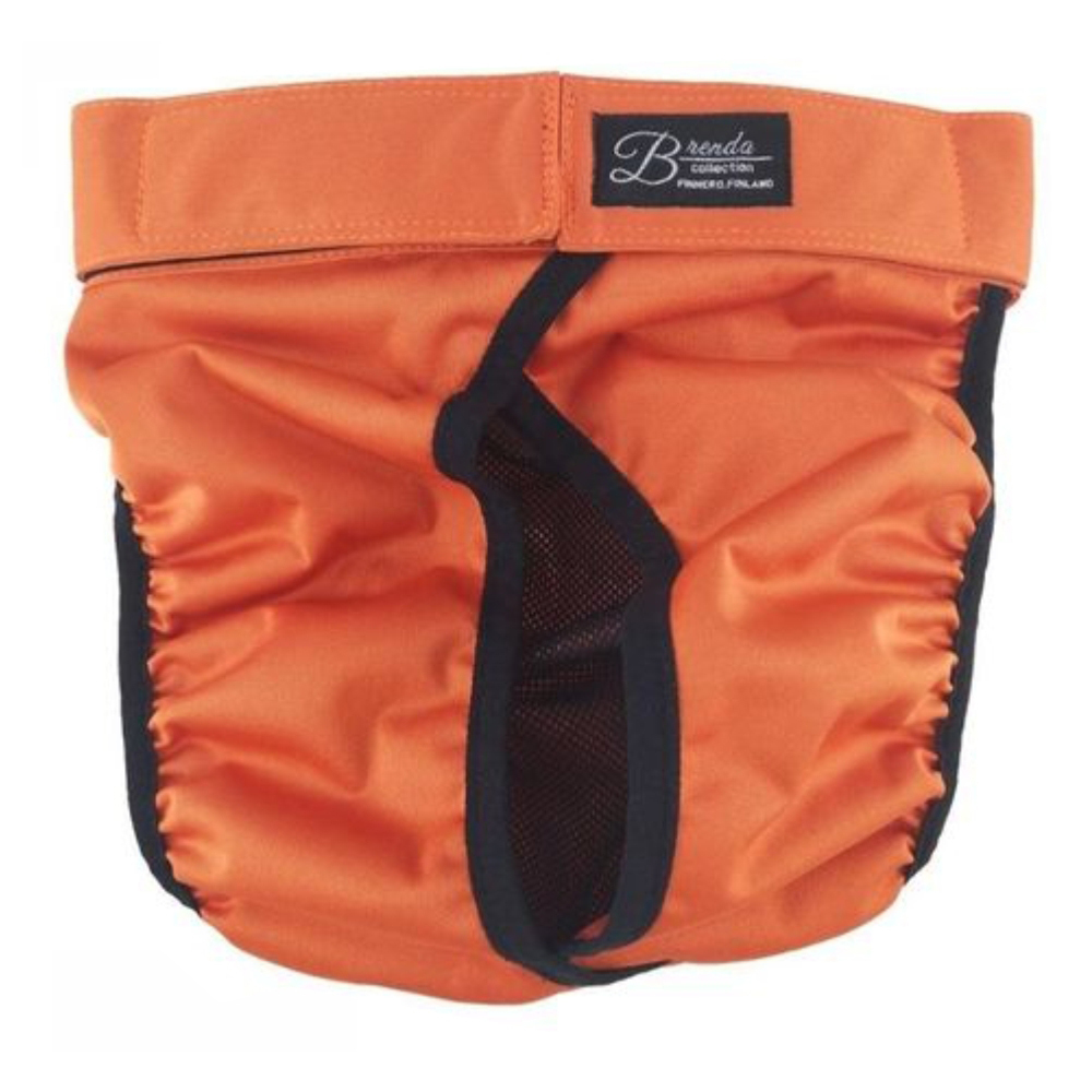 FINNERO Brenda Läufigkeits-Höschen orange - XS 30-43cm