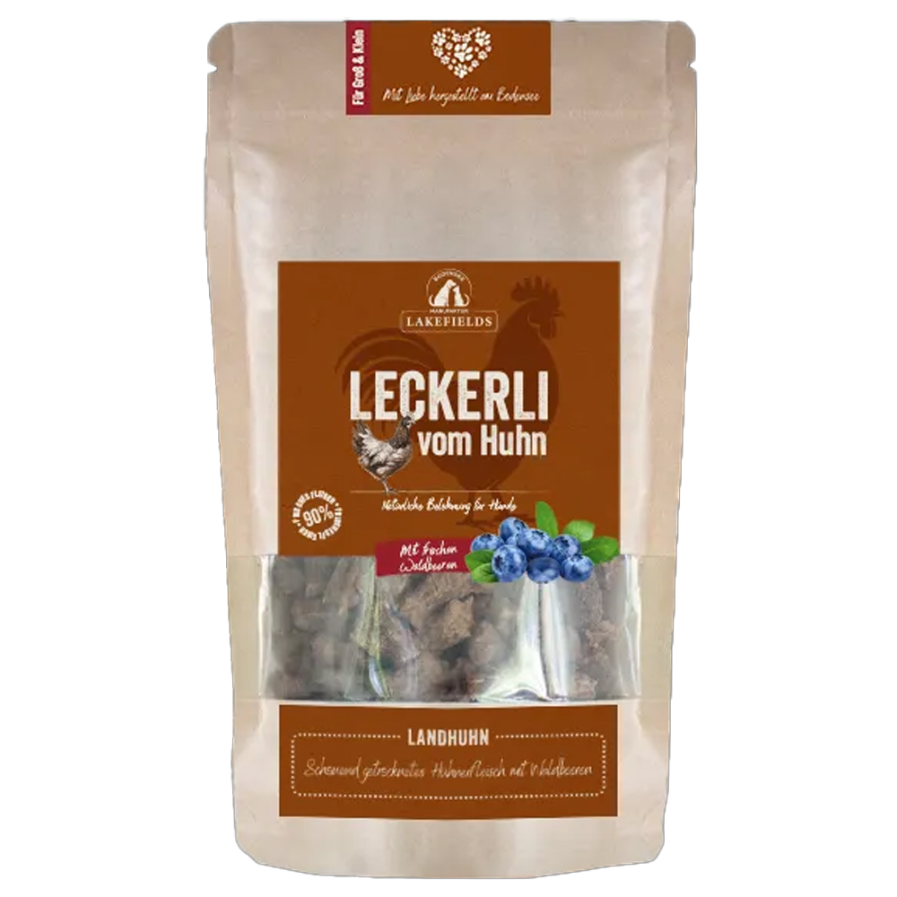 Lakefields Leckerlie Landhuhn 150g Beutel