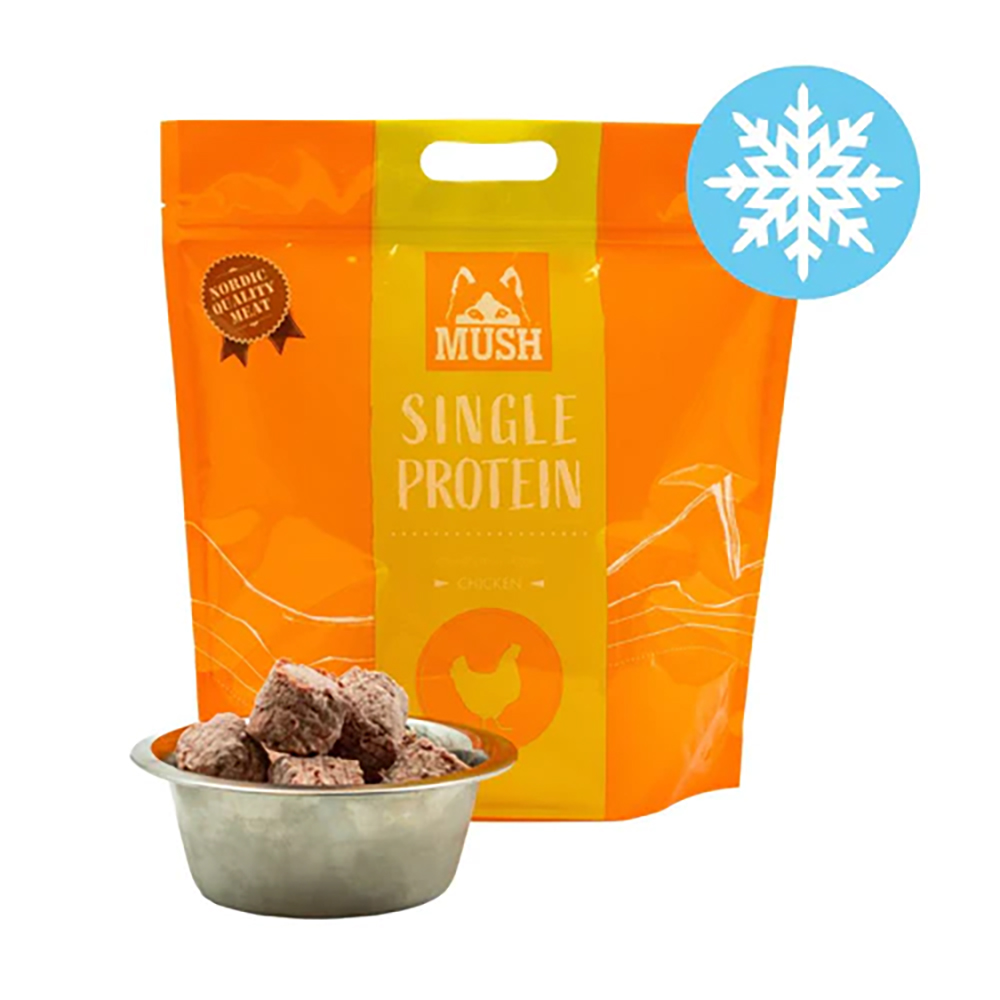 Protein, Hundefutter, Trockenfutter, Chicken, Orange packaging