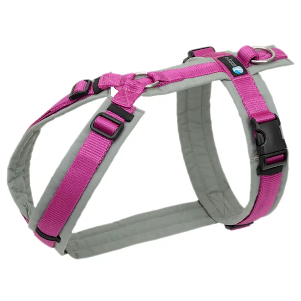 anny-x Brustgeschirr Fun grau pink - XXS