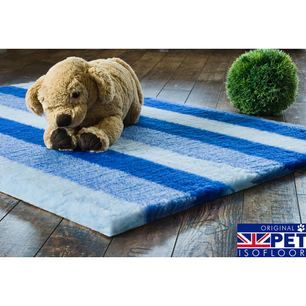 Pet Isofloor SX 150 x 100 cm blau gestreift