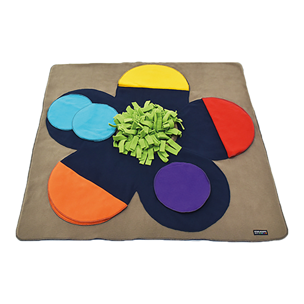 Spielteppich, Blume, Kinderdeko, Bunte Formen, Knister-/Texturzentrum