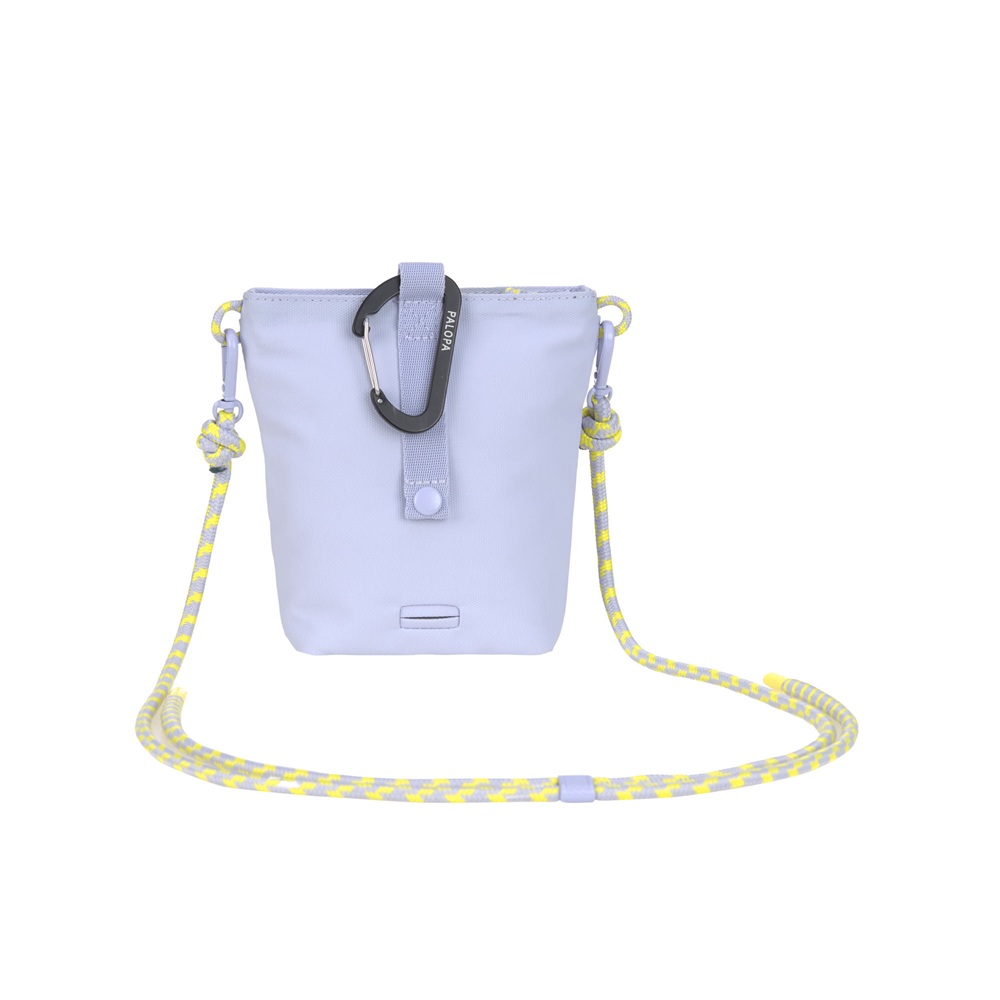 Mini-Tasche, Crossbody, helles Lila, Karabiner, Kordelriemen